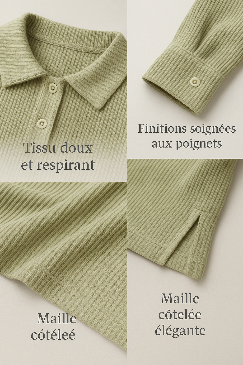 Roovilo™ Tricot Élégant – Confort Douillet et Style au Quotidien