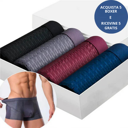 Roovilo Boxer in Bambù Ecologici – Comfort Morbido, Traspirante e Durevole