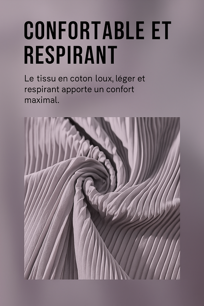 Roovilo Élise™ – Blouse Plissée Élégante et Confortable