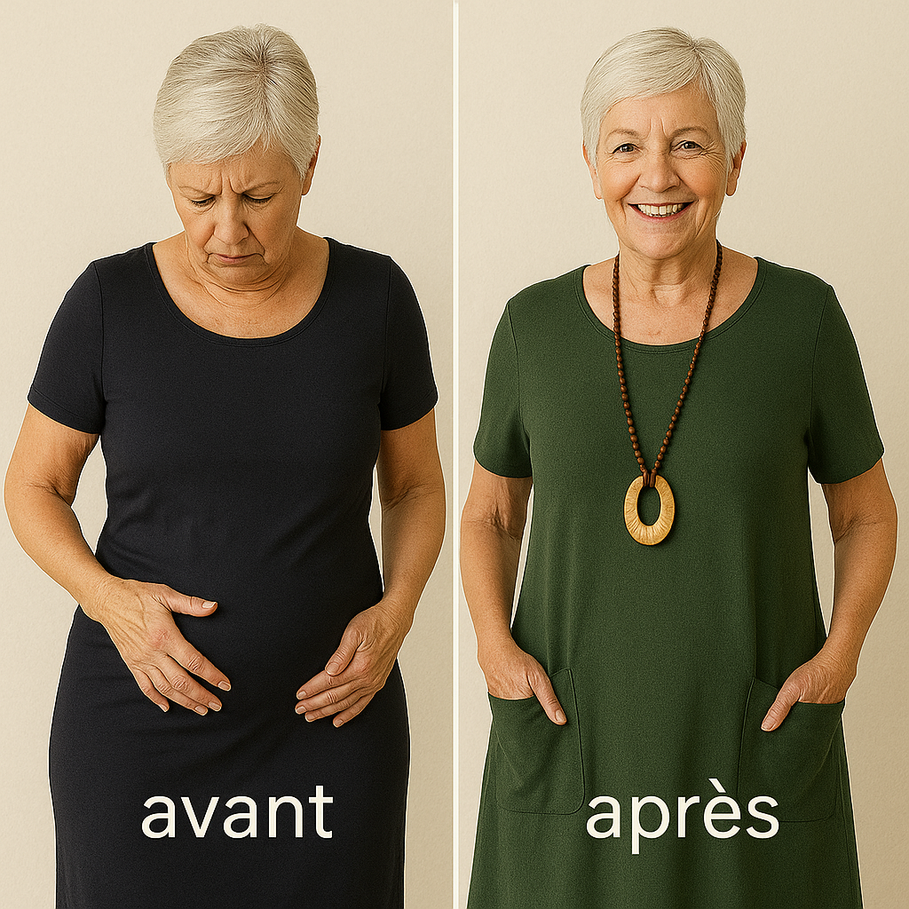 Roovilo™ Sophie Manches Longues - Robe Élégante avec Couverture Raffinée du Ventre