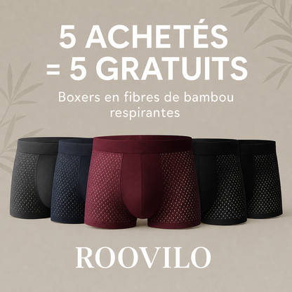 Roovilo™ Boxer Bambou – Confort Ultra-Respirant au Quotidien