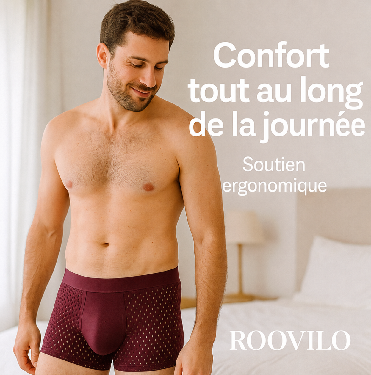 Roovilo™ Boxer Bambou – Confort Ultra-Respirant au Quotidien