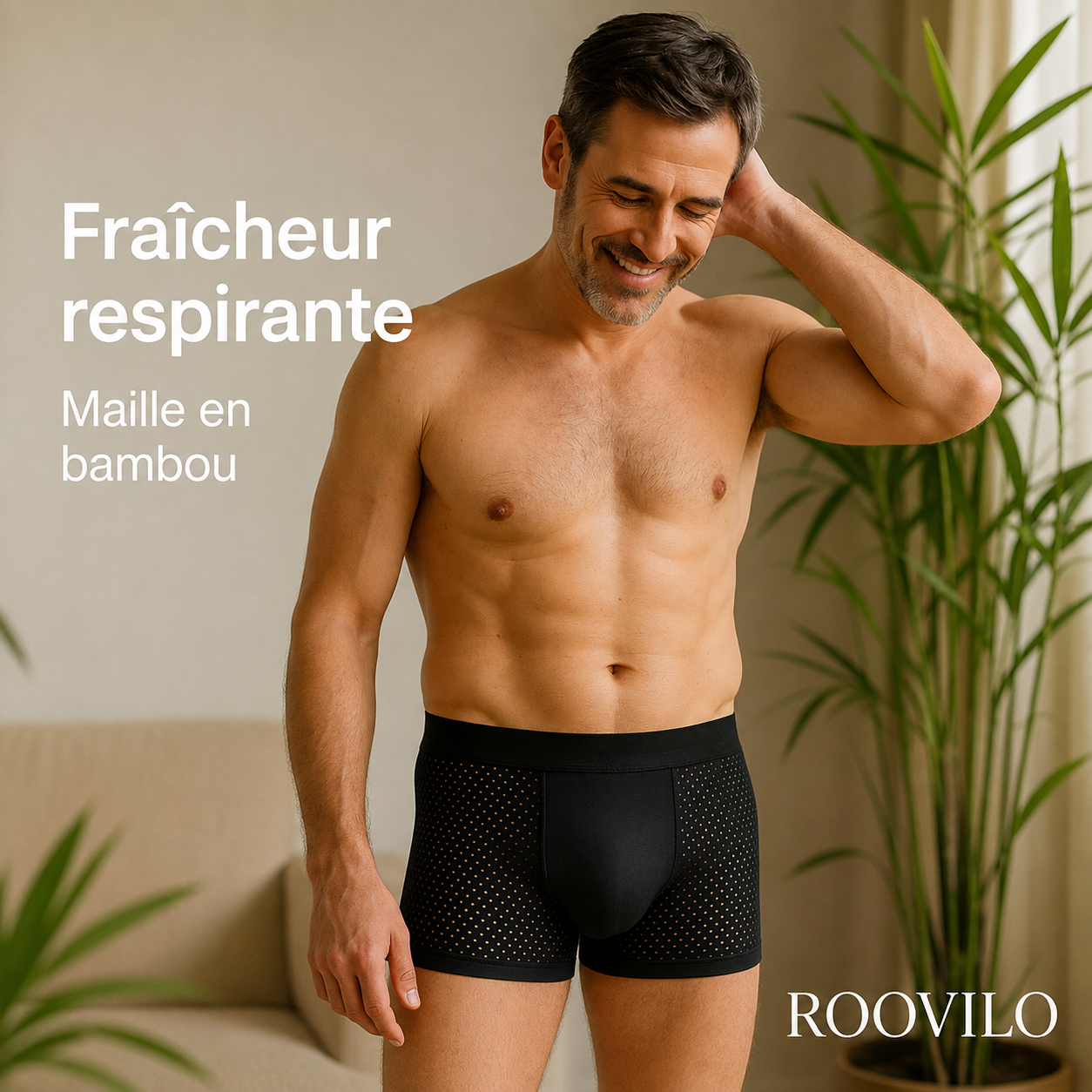 Roovilo™ Boxer Bambou – Confort Ultra-Respirant au Quotidien