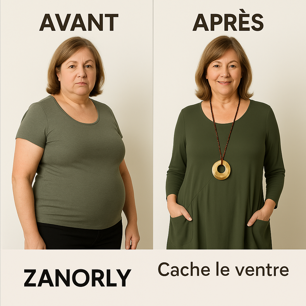Roovilo™ Sophie Manches Longues - Robe Élégante avec Couverture Raffinée du Ventre